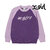 X-girl LOGO JACQUARD RAGLAN KNIT TOP 105234015001画像