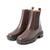 AVIREX SIDE GORE BOOTS BROWN 7833291703画像