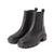 AVIREX SIDE GORE BOOTS BLACK 7833291703画像