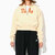 NIKE Womens NCPS Fleece QZ Crop Top Lt.Orange FQ7980-252画像