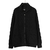 GOLD WOOL/SABLE LOW GAUGE KNIT ZIP SWEATER 23B-GL90255画像
