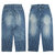 FULLCOUNT Indigo Wabash Stripe Farmers Trousers HW 1128HW-4画像