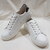 THE FLAT HEAD LEATHER SNEAKER WHITE FN-FS-001画像