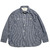 BURGUS PLUS Stripe Chambray Work Shirt Wide Silhouette HBP-300CHWD画像
