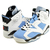 NIKE AIR JORDAN 6 RETRO UNC university blue/white-black-college navy CT8529-410画像