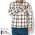 BIG MIKE Ombre Light Nel White Check L/S Shirt 102315000画像