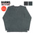 BARNS COZUN 両Vガゼット クルーネック ロング Tシャツ Pigment Dye BR-3043PG画像