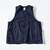POST OVERALLS #3502-HCP3 DEE Vest : hemp/cotton poplin navy 3502HCP3画像