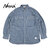 NANGA Hinoc Chambray Field L/S Shirt NW2411-1H800画像