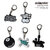 DOUBLE STEAL Acryl Key holder 441-90001画像