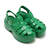 crocs StompFisherman HghShine Sandal Green Ivy 210057-3WH画像