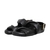 MARNI ブラック ツイストレザー BUBBLEサンダル SAMS019603-P5443画像