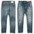 BIG JOHN M106J SLIM FIT DENIM VINTAGE HARD REMAKE WASH LABO M106J 554R画像