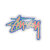 STUSSY THERMO STOCK LOGO STICKER画像