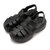 crocs tomp Fisherman Sandal Black 209938-001画像