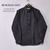 INDIVIDUALIZED SHIRTS STANDARD FIT L/S BD SHIRT RIGID DENIM BLACK画像