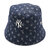 NEW ERA バケット01 セーラーブリム Sailor Brim MLB Jacquard ニューヨーク・ヤンキース ネイビー × クローム 14109617画像