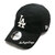 NEW ERA 9THIRTY MLB Visor Logo ロサンゼルス・ドジャース ブラック 14109772画像