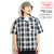 BIG MIKE Ombre Check S/S Shirts - BLACK×WHITE 102425530画像