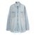 marka DAMAGE SHIRT - organic cotton chambray - M24B-03SH01C画像