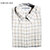 INDIVIDUALIZED SHIRTS L/S STANDARD FIT B.D. LINEN SHIRTS tan plaid画像