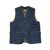 Workers Cruiser Vest, 9.5 oz Indigo Denim画像