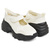 PUMA PULSAR WEDGE WNS SANDAL JEWELS FROSTED IVORY - PUMA BLACK 399104-01画像