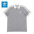 adidas 3 Stripe S/S Polo Originals MEDIUM GREY HEATHER IL2502画像