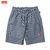 Chef Short Pants Front Pocket - Hickory : Black