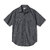 SUGAR CANE BLACK CHAMBRAY WORK SHIRT (SHORT SLEEVE) SC39307画像