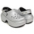 crocs STOMP METALLIC CLOG SILVER 210362-040画像