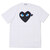 PLAY COMME des GARCONS BLUE EYE HEART TEE AX-T088-051画像