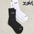 X-girl LOGO 2P MIDDLE SOCKS 105225054004画像