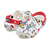 crocs PEANUTS CLASSIC CLOG TODDLER WHITE/MULTI 208631-94S画像