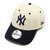 NEW ERA 9FORTY MLB Wool Visor ニューヨーク・ヤンキース クローム ネイビーバイザー 14307526画像