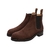 F.LLI Giacometti SIDE GORE BOOTS VELVINA DARK BROWN FG529-VV画像