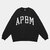 APPLEBUM &ldquo;APBM&rdquo; Crew Sweat -BLACK- EA2420402画像