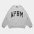 APPLEBUM “APBM” Crew Sweat -ASH- EA2420402画像