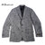 Southwick CAMBRIDGE HARRIS TWEED BLAZER herringbone grey画像