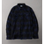 THE FLAT HEAD INDIGO BLOCK CHECK FLANNEL WORK SHIRT FN-SNR-101LSP画像