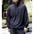 INTERIM EXTRA FINE MERINO WOOL JERSEY HIGH NECK HALF ZIP IT24A373画像