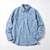 GOLD GL29345H / CHAMBRAY WORK SHIRT DAMAGE WASHED 24B-GL29345画像