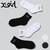 X-girl PLUMP LOGO SHORT RIB SOCKS 105244054003画像