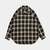 APPLEBUM Ombre Check L/S Aloha Shirt GREEN/BROWN 420204画像