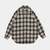 APPLEBUM Ombre Check L/S Aloha Shirt WHITE/BLACK 2420204画像