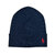 POLO RALPH LAUREN Cotton Knit Beanie NAVY 14384994702画像