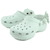 crocs CLASSIC PLATFORM BOUQUET CLOG MOON LIGHT 211292-1NK画像
