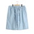 Porter Classic SHAWSHANK CHAMBRAY GATHERED SHORTS PC-005-3237画像