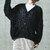 GLIMCLAP Mesh knitting cardigan 18-058-GLS-CF画像