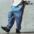 GLIMCLAP Color scheme design & balloon silhouette pants -light ounce denim- 18-055-GLS-CF画像